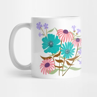 Summer florals. Mug